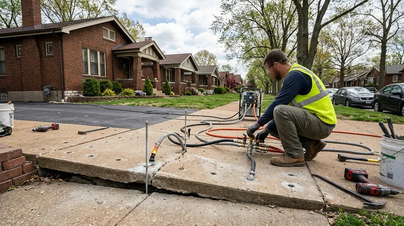 Concrete Leveling & Slab Lifting St. Louis